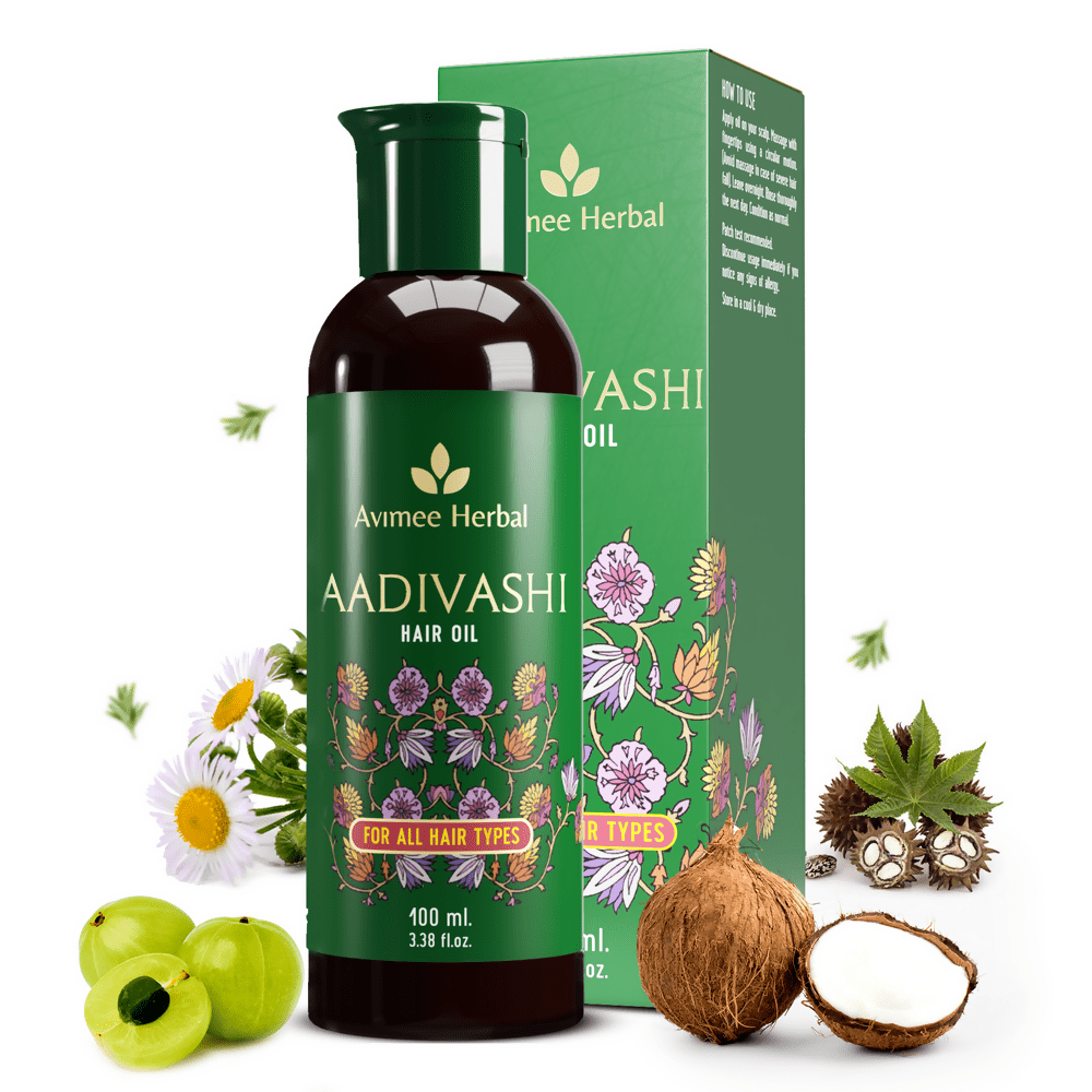 Avimee Herbal Adivasi Herbal Hair Oil | Grocsy
