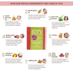 Nyassa Moroccan Rose Soap Walnut Oil & Rose Powder | Grocsy
