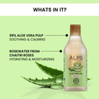 Alps Goodness Aloe Vera Gel infused with Rose Water | Grocsy