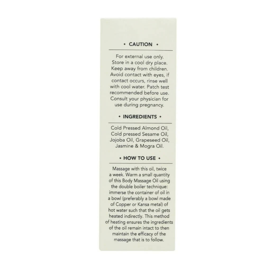 Februus Organics Jasmine & Mogra Body Oil | Grocsy