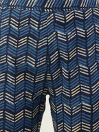FIORRA Women's Blue Cotton Straight Kurta Pant With Dupatta | Grocsy