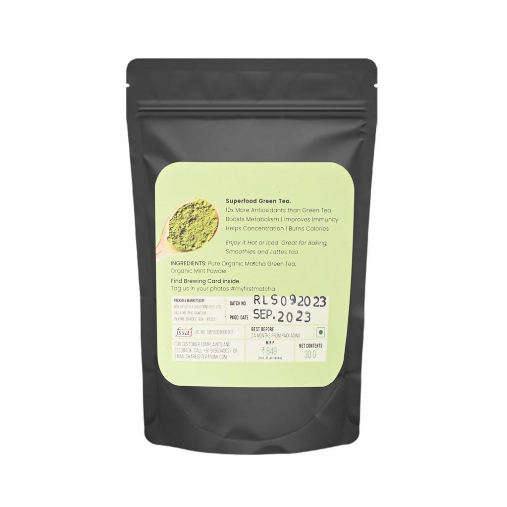 Tea Trunk Mint Matcha Green Tea | Grocsy