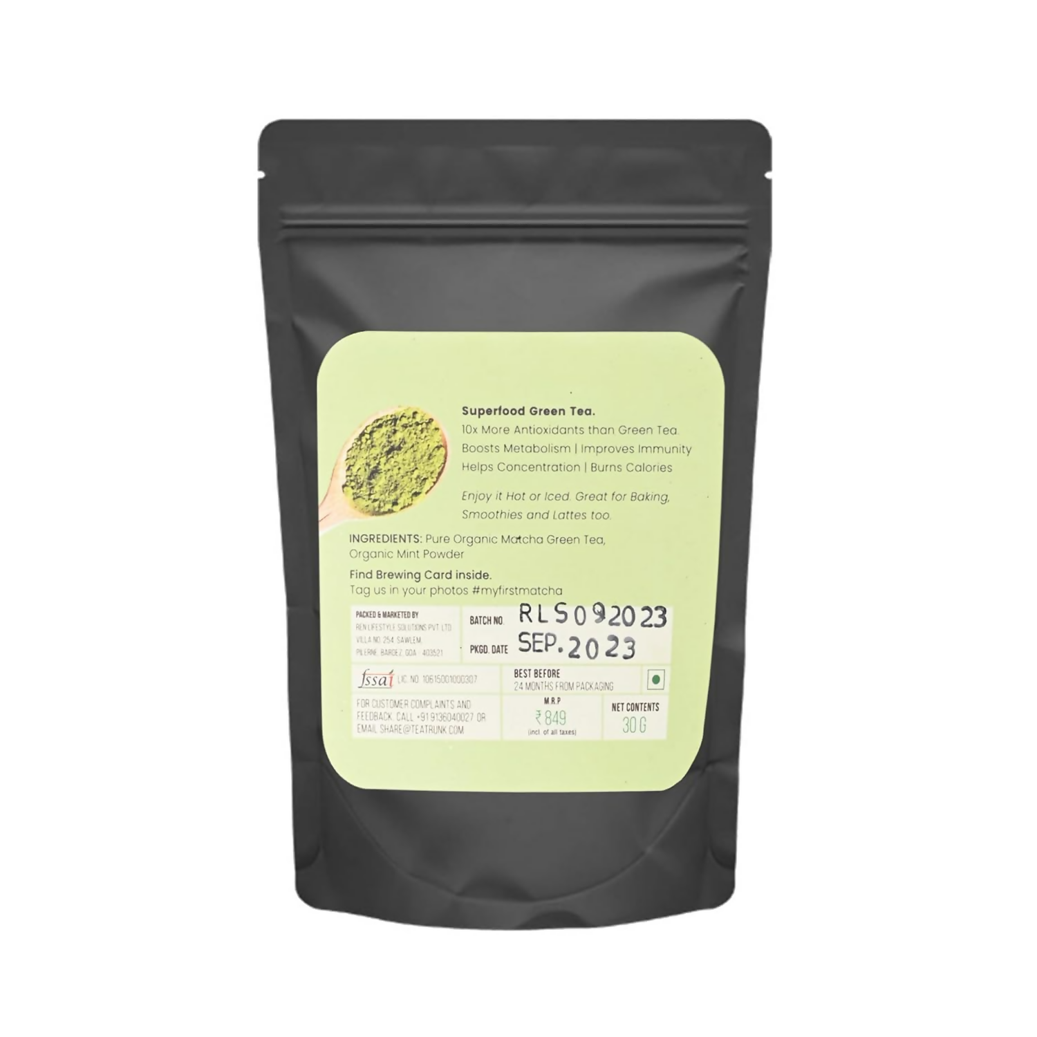 Tea Trunk Mint Matcha Green Tea | Grocsy
