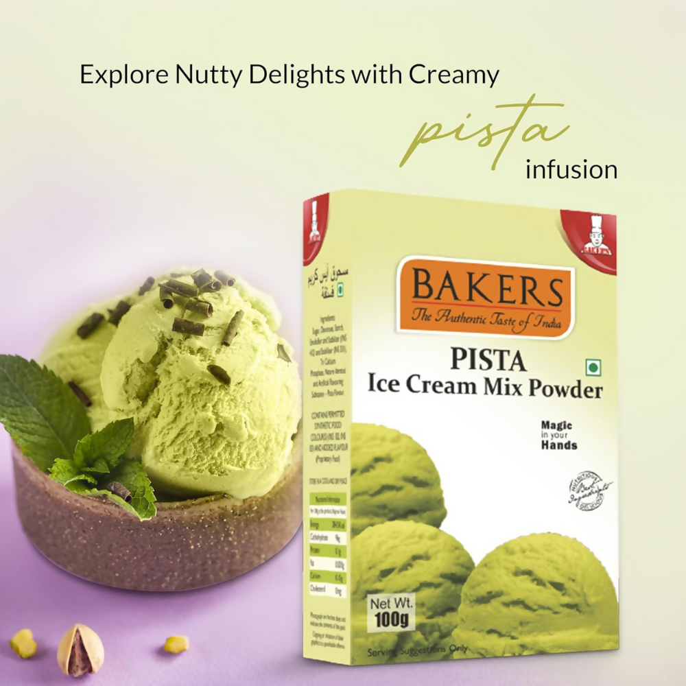 BAKERS Pista Ice Cream Powder | Grocsy
