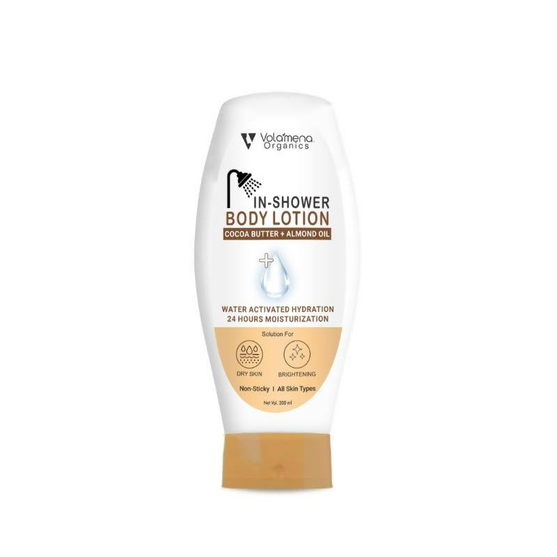 Volamena Cocoa + Almond In-Shower Body Lotion With Shea Butter | Grocsy
