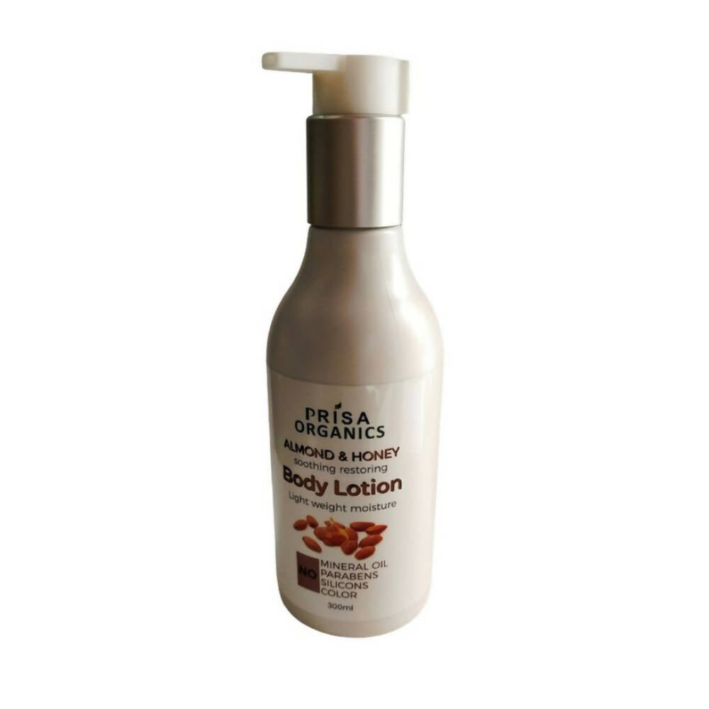 Prisa Organics Almond & Honey Soothing Restoring Body Lotion | Grocsy