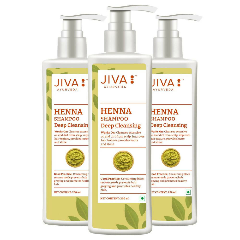 Jiva Ayurveda Henna Shampoo | Grocsy