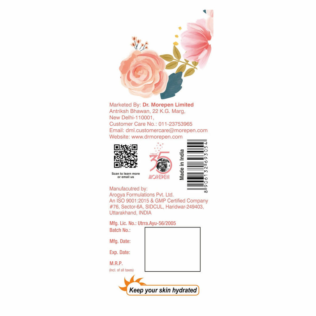 Dr. Morepen Pure & Natural Rose Water | Grocsy