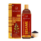 Newish Cold Pressed Sesame Oil For Hair & Skin | Grocsy