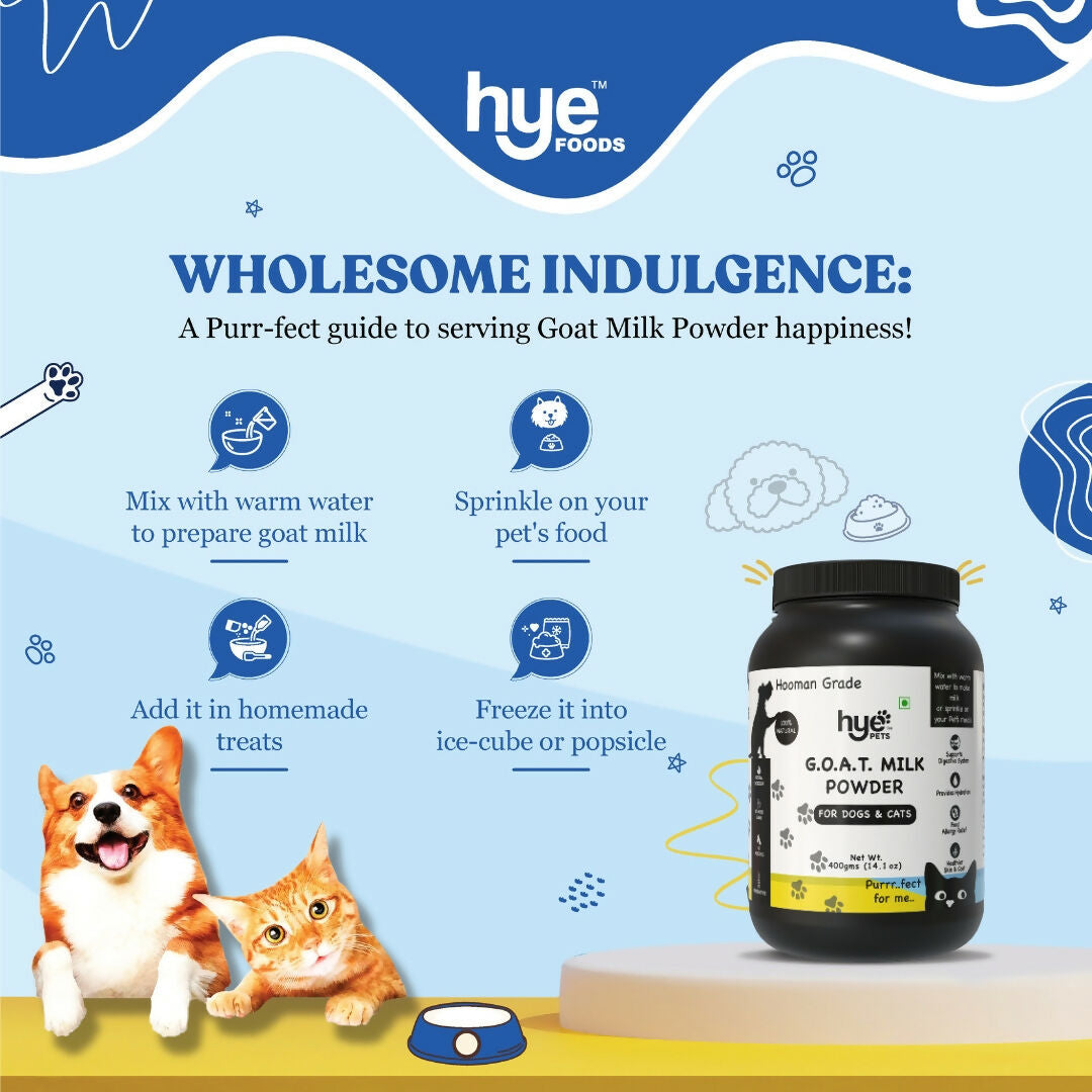 Hye Pets Goat Milk Powder For Pets | Grocsy