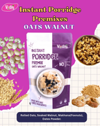 Vedas Kitchen Oats Walnut Instant Porridge | Grocsy