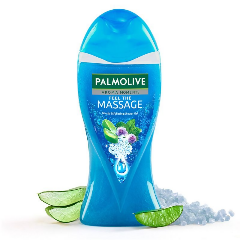 Palmolive Aloevera & Thermal Minerals Feel The Massage, Exfoliating Moisturizing Body Wash | Grocsy