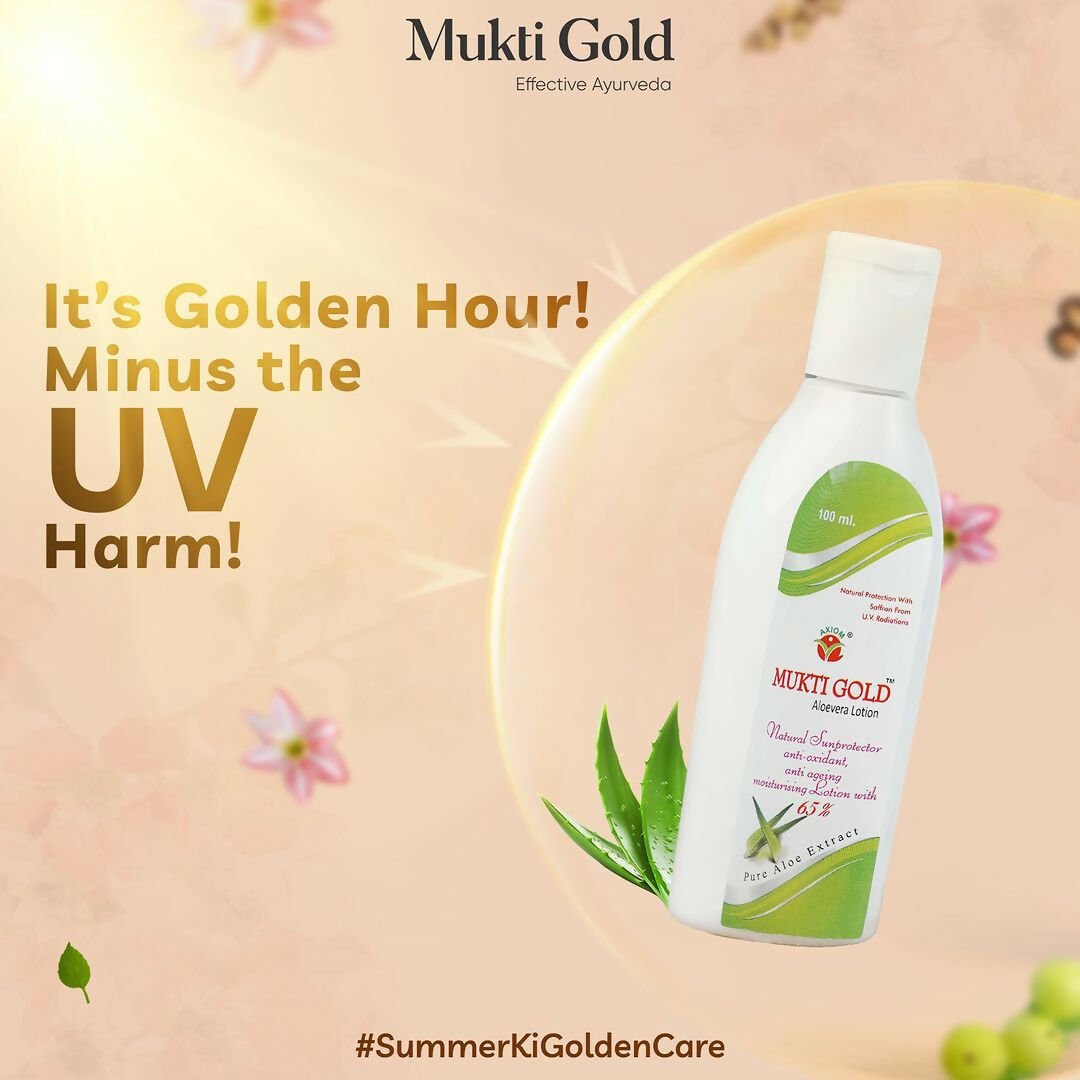 Axiom Mukti Gold Aloevera Lotion | Grocsy