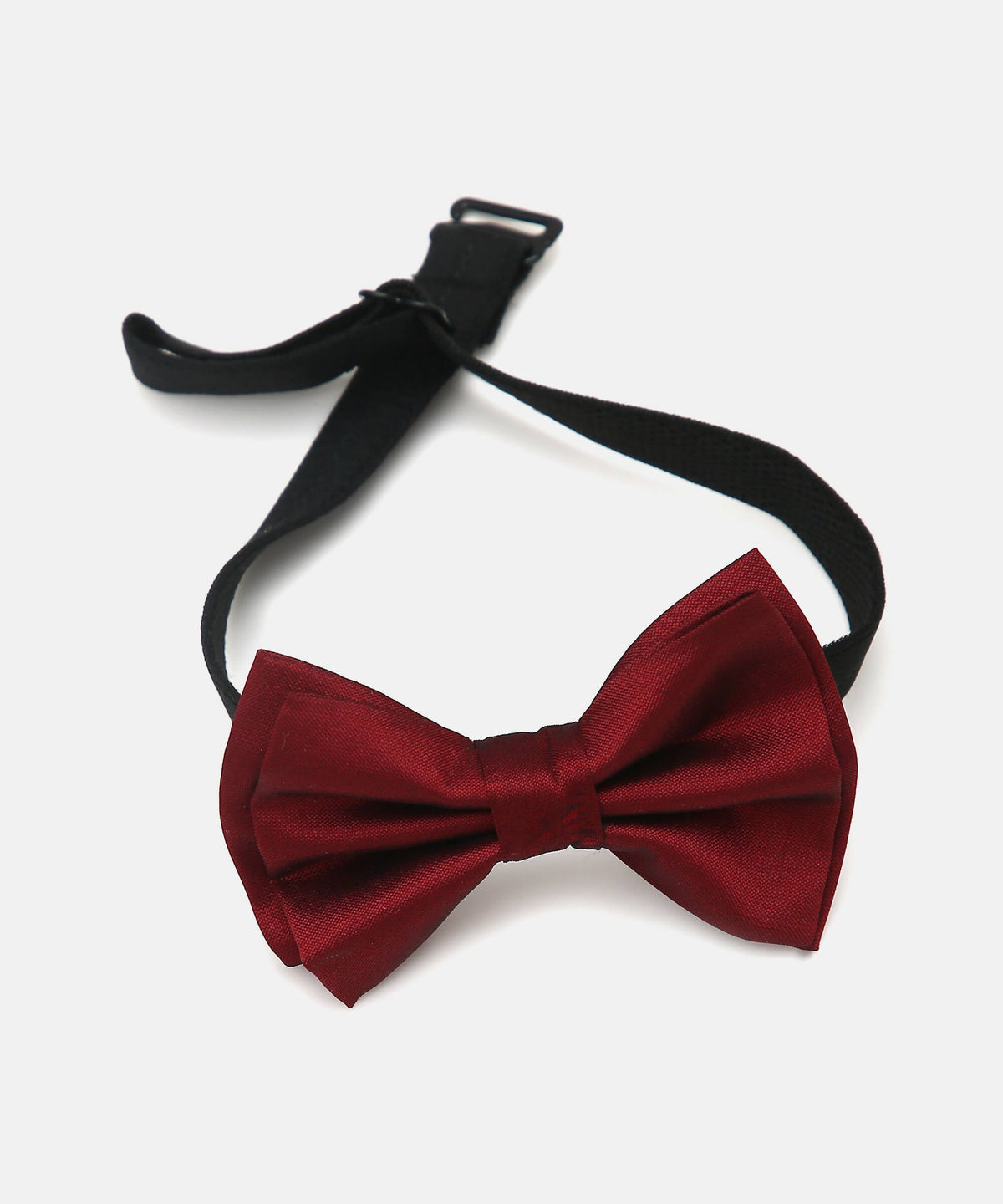 Manet Boys Solid Double Layer Bow - Maroon | Grocsy