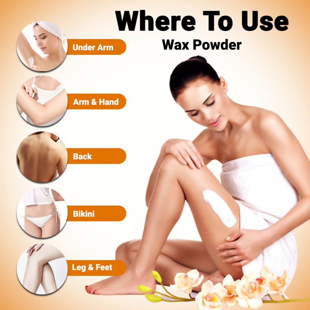 VedicAyurveda Herbal Wax Powder - Turmeric | Grocsy