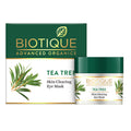 Biotique Advanced Organics Tea Tree Skin Clearing Eye Mask | Grocsy