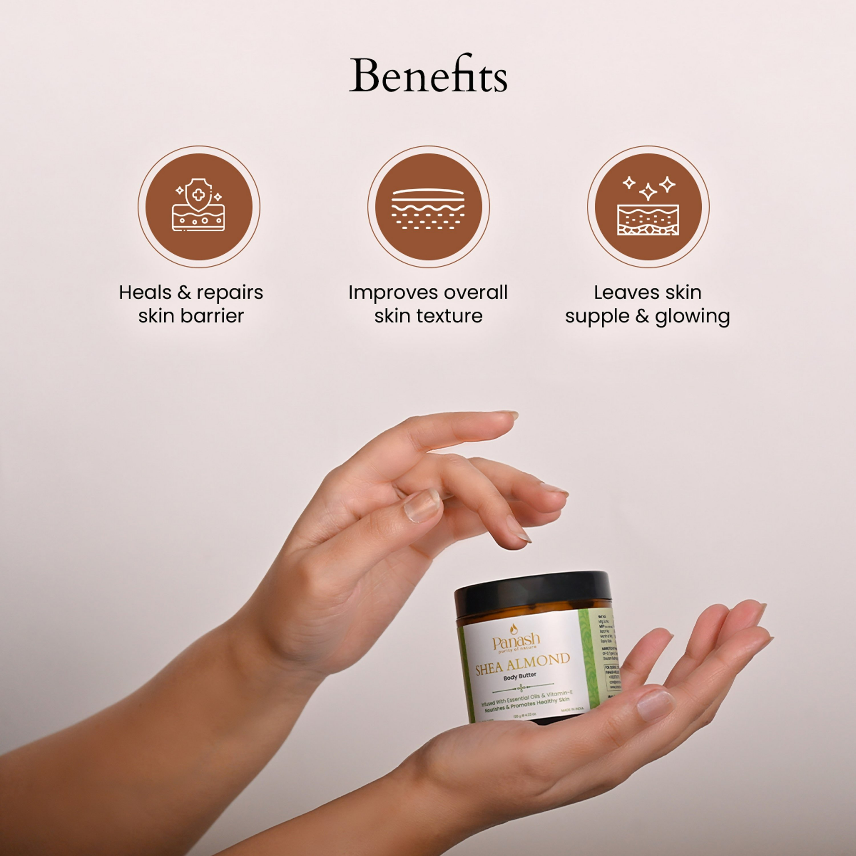 Panash Shea & Almond Body Butter | Grocsy