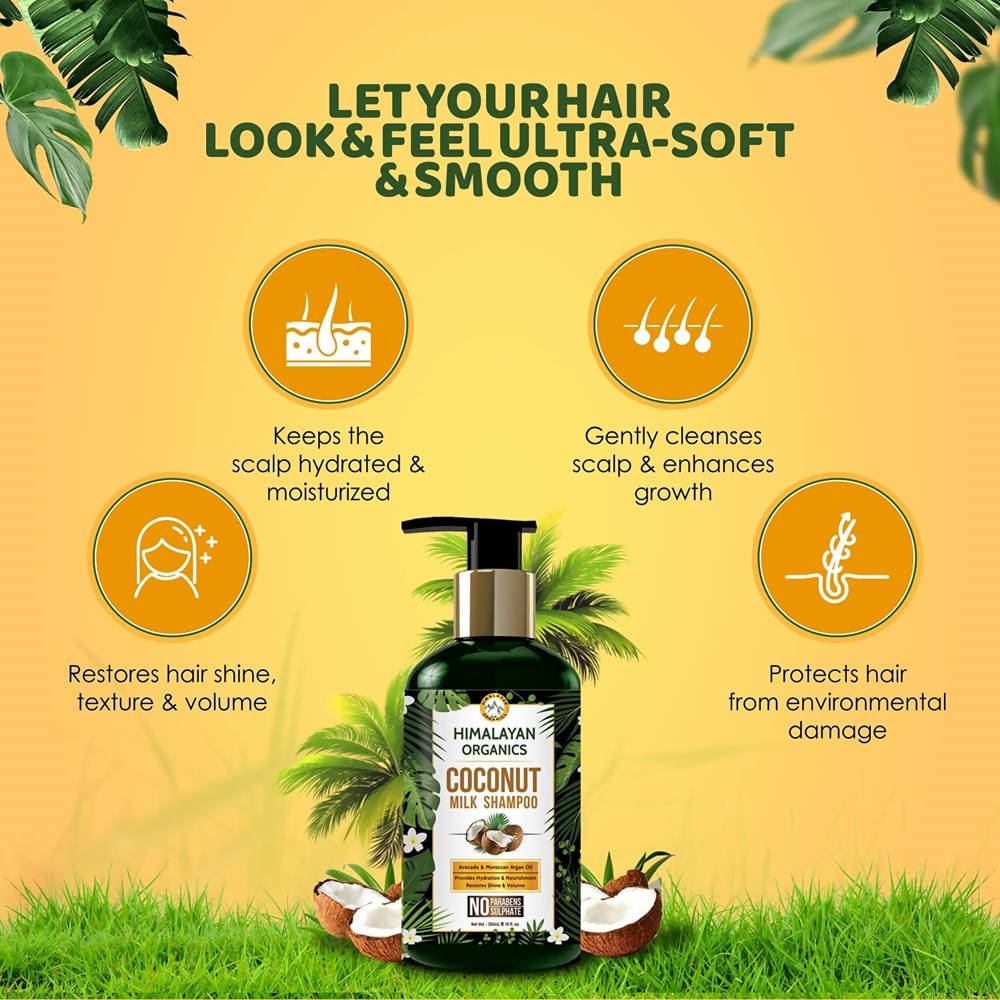 Himalayan Organics Coconut Milk Shampoo | Grocsy