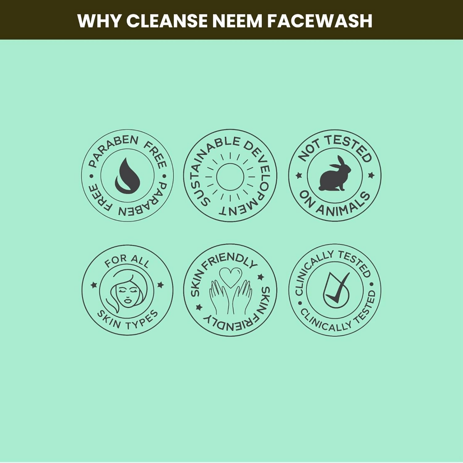 Cleanse Ayurveda Purifying Neem Face Wash | Grocsy