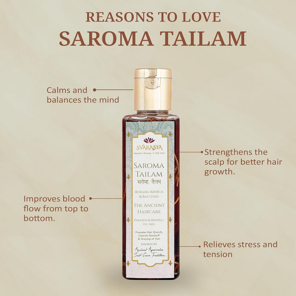 Svarasya Saroma Tailam (Hair Oil) | Grocsy