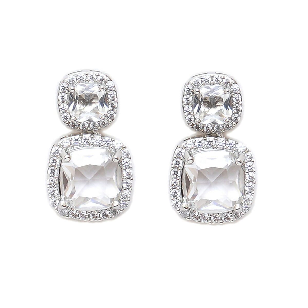 Diamond Duet Studs- Ruby Raang | Grocsy