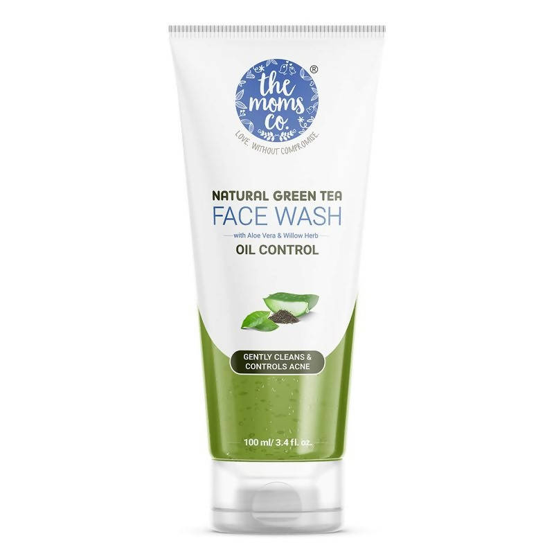 The Moms Co Natural Green Tea Face Wash | Grocsy