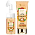 Oriental Botanics Rivayat Ubtan Face Wash With Brush And Face Mask Combo | Grocsy