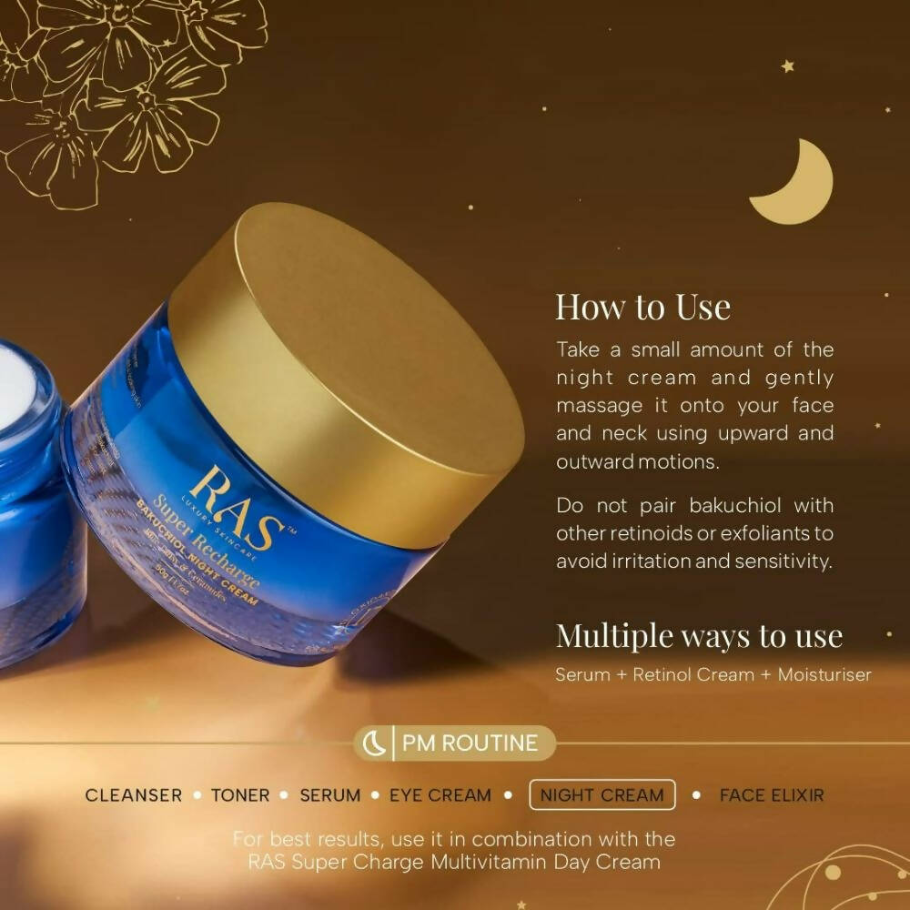 Ras Luxury Oils Super Recharge Night Cream | Grocsy