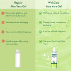 Wishcare Pure Aloe Vera Gel+ Rose Water Combo | Grocsy