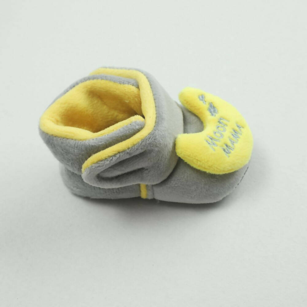 Tiny Bugs For Boys & Girls Baby Winter Booties - Grey | Grocsy