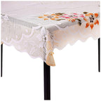 Kuber Industries Floral Cotton 6 Seater Dinning Table Cover | Grocsy