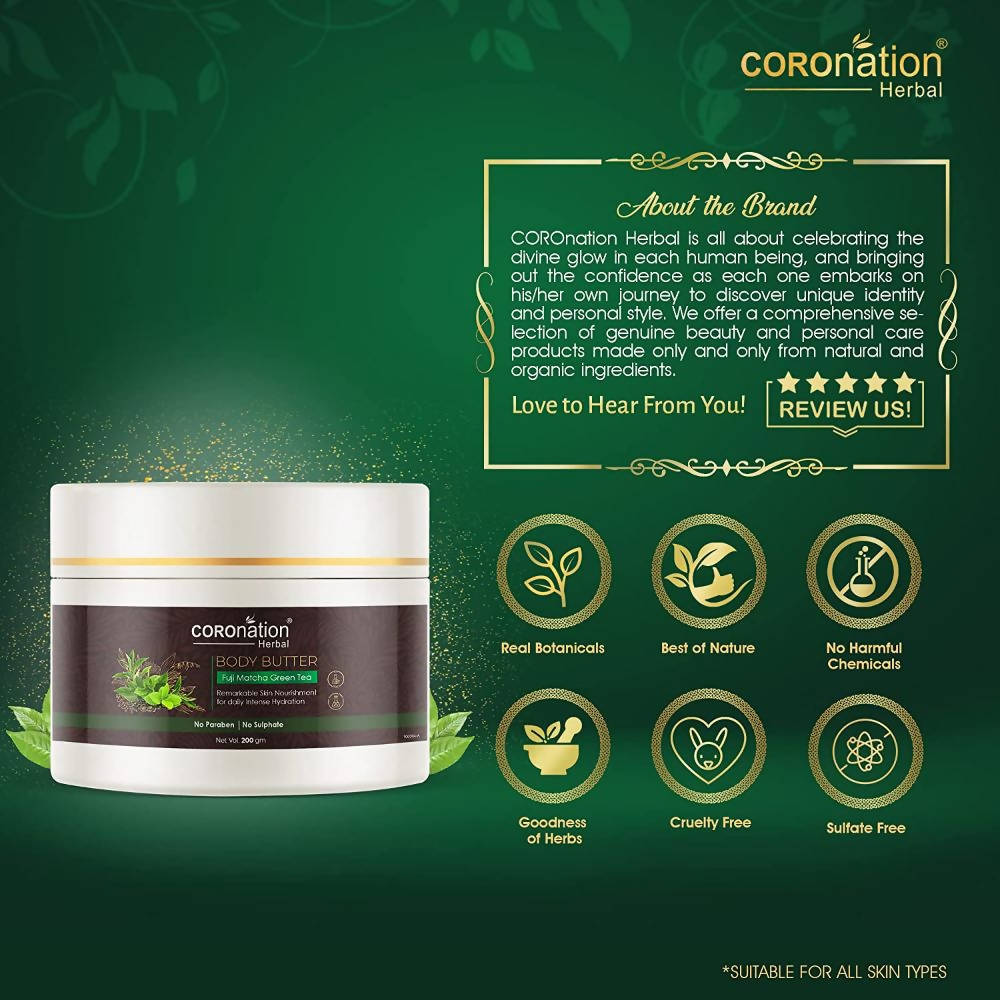 Coronation Herbal Fuji Matcha Green Tea Body Butter | Grocsy