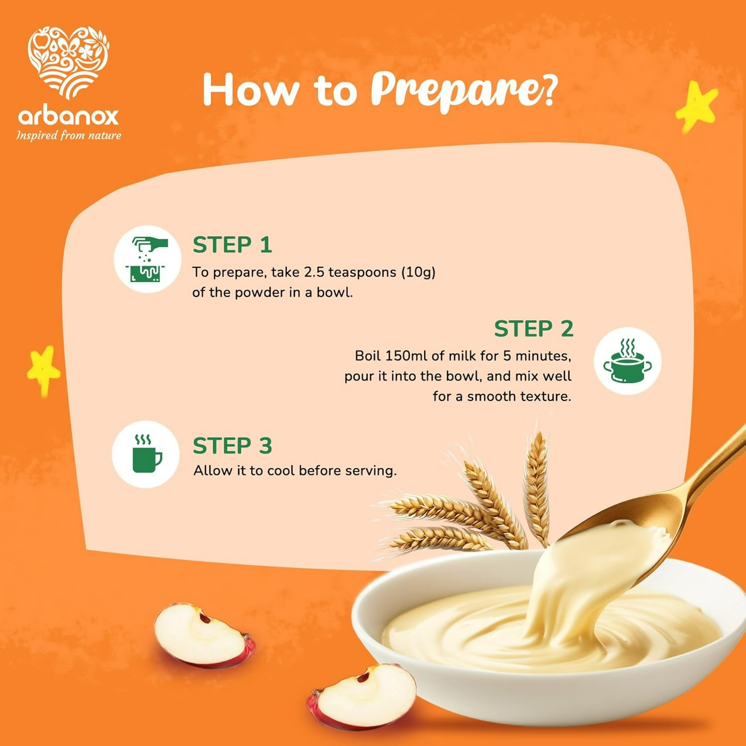 Babyvita Multi Millet Wheat Apple Powder | Grocsy