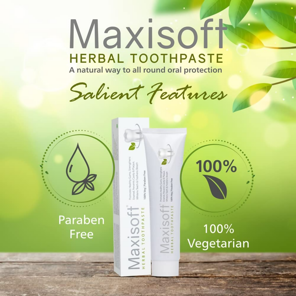 Maxisoft Herbal Healthy Teeth Toothpaste | Grocsy