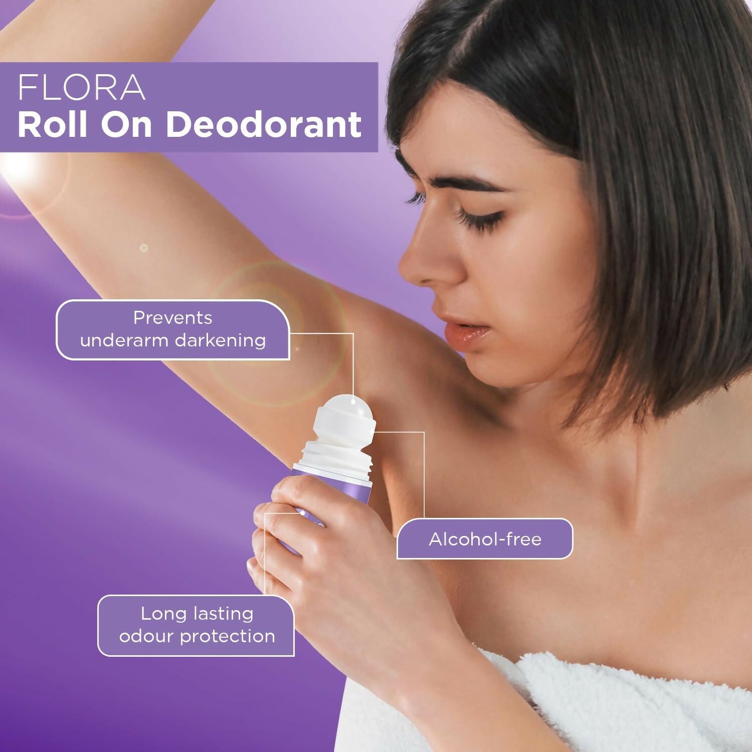 Bella Vita Flora Natural Underarm Roll On Deodorant for Women | Grocsy
