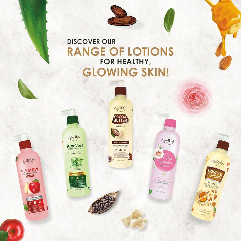 Purobio Cocoa butter Body Lotion with Hydra Nourishing | Grocsy