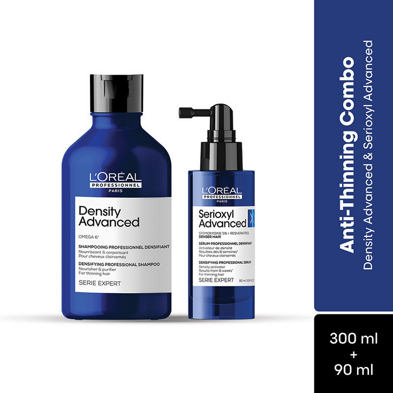 L'Oreal Professionnel Density Activator Regime With Density Advanced Shampoo & Serioxyl Advanced | Grocsy