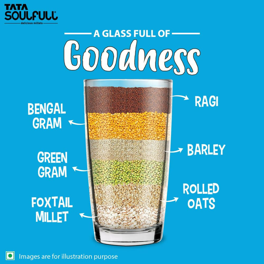 Tata Soulfull Nutri Drink+ For Kids With Millets - Cookie & Cream Flavor | Grocsy