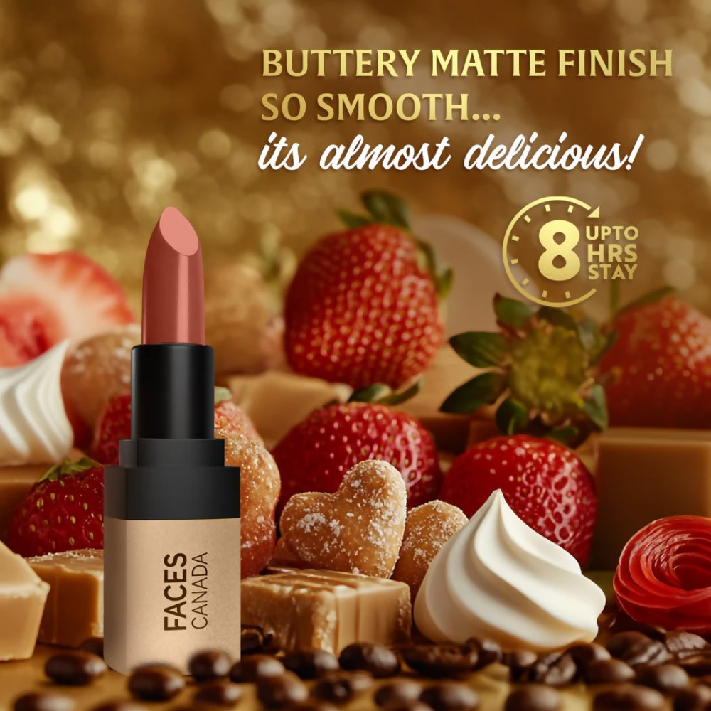 Faces Canada Comfy Matte Velvet Touch Lipstick - Mocha Mousse 14 | Grocsy