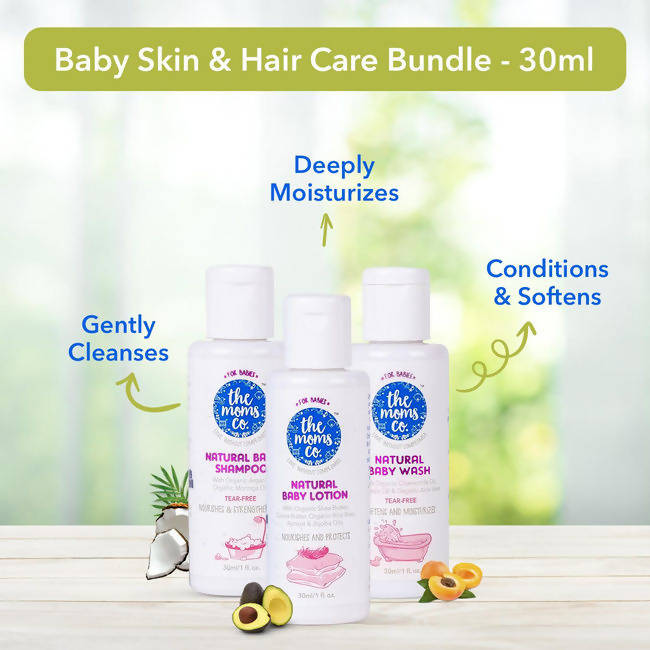 The Moms Co Natural Baby Travel Kit | Grocsy