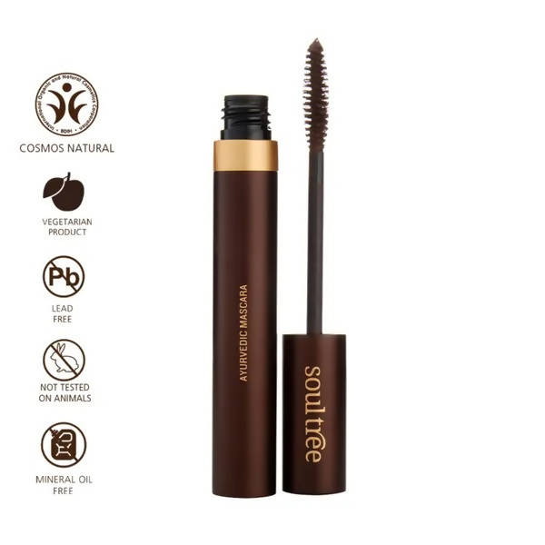 Soultree Ayurvedic Mascara - Soft Brown | Grocsy
