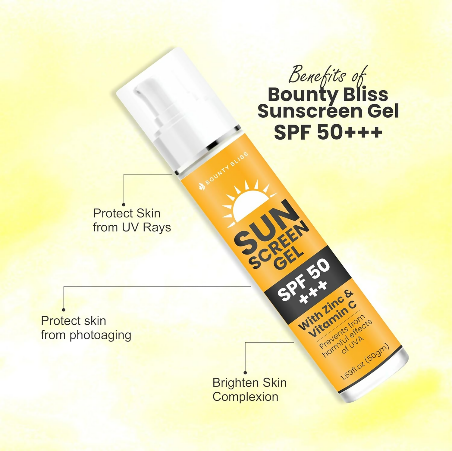 Bounty Bliss Sunscreen Lotion SPF 50+++ | Grocsy