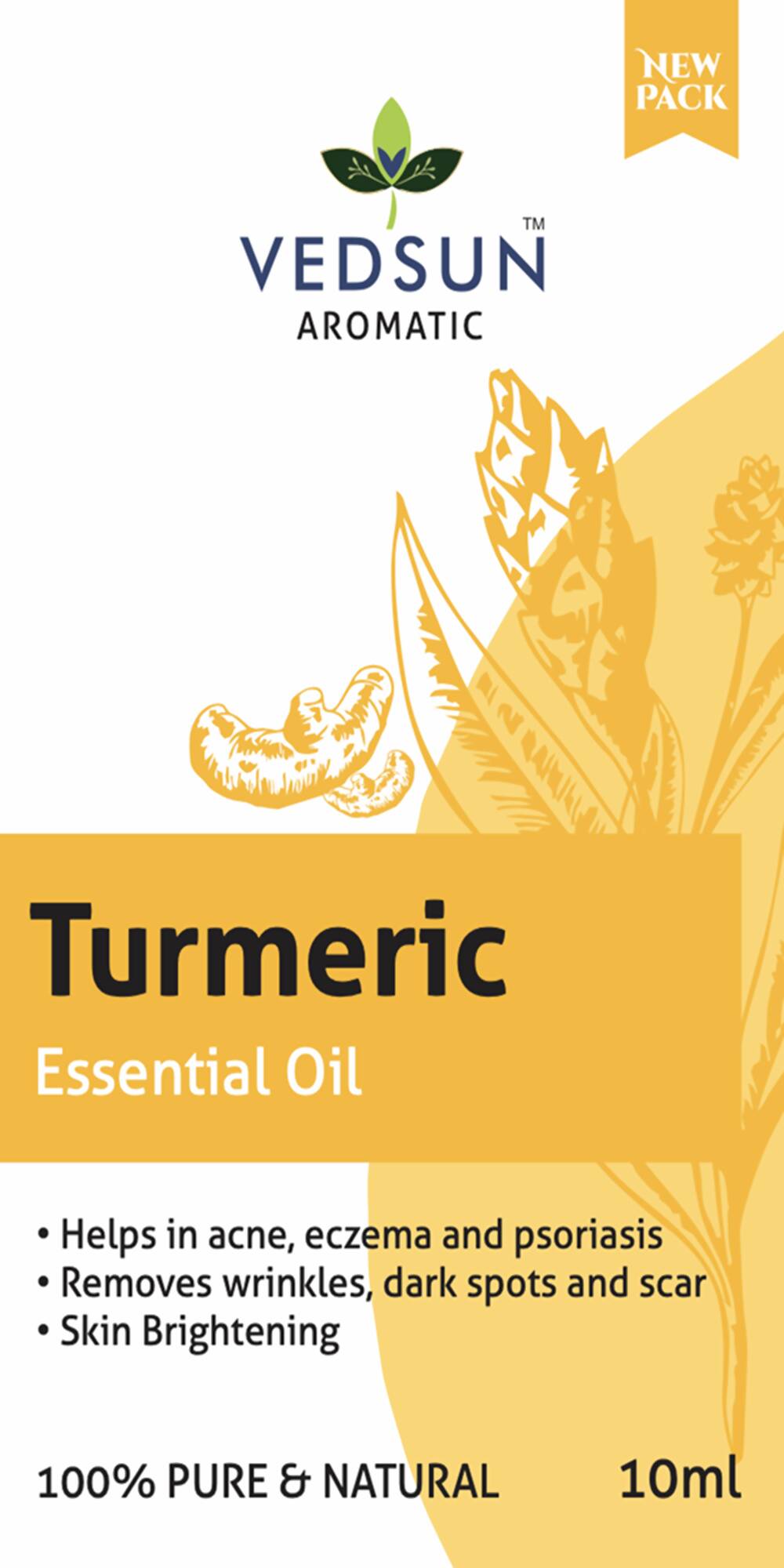 Vedsun Naturals Turmeric/Haldi Oil Pure & Organic for Skin | Grocsy