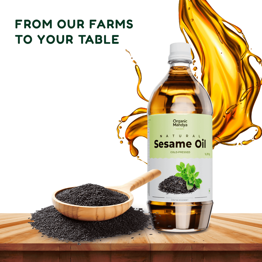 Organic Mandya Sesame Oil | Grocsy