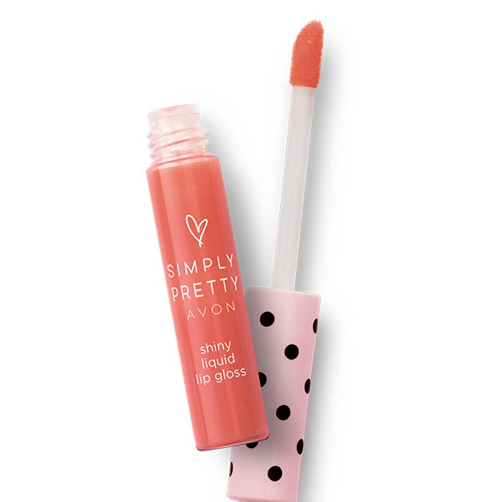 Avon Simply Pretty Shiny Liquid Lipgloss - Caramel Shine | Grocsy