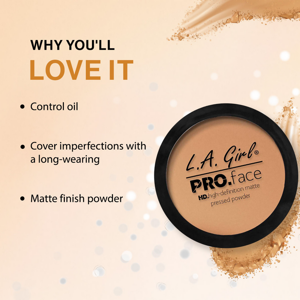 L.A. Girl HD PRO Face Pressed Powder - Warm Honey | Grocsy