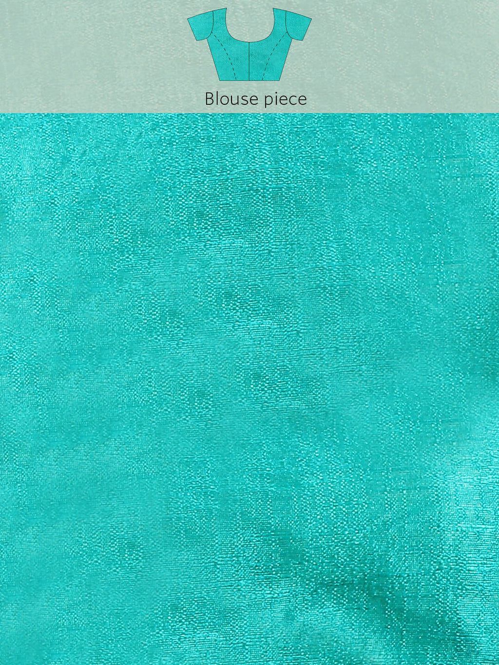 Sea Green Woven Design Net Saree with Blouse Piece - Kalamkari | Grocsy