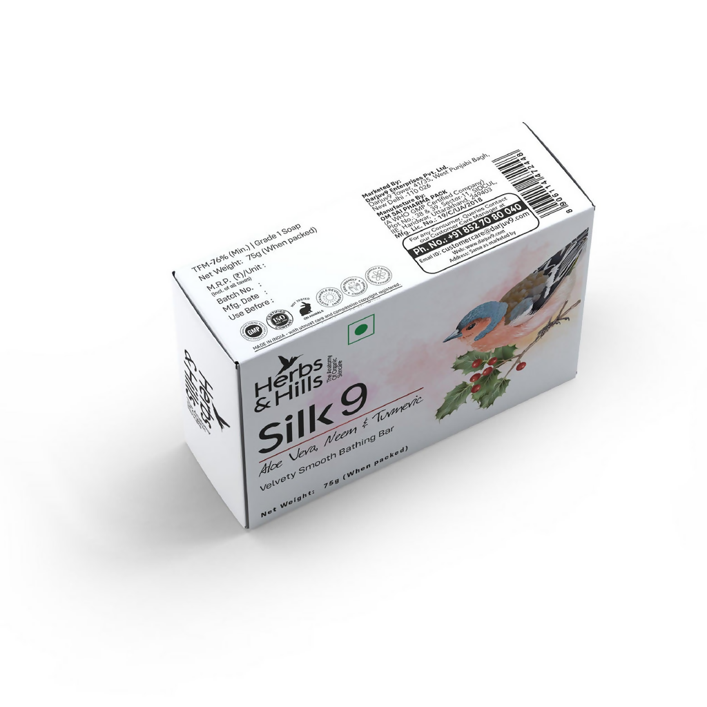Herbs & Hills Silk9 Velvety Smooth Bathing Bar | Grocsy