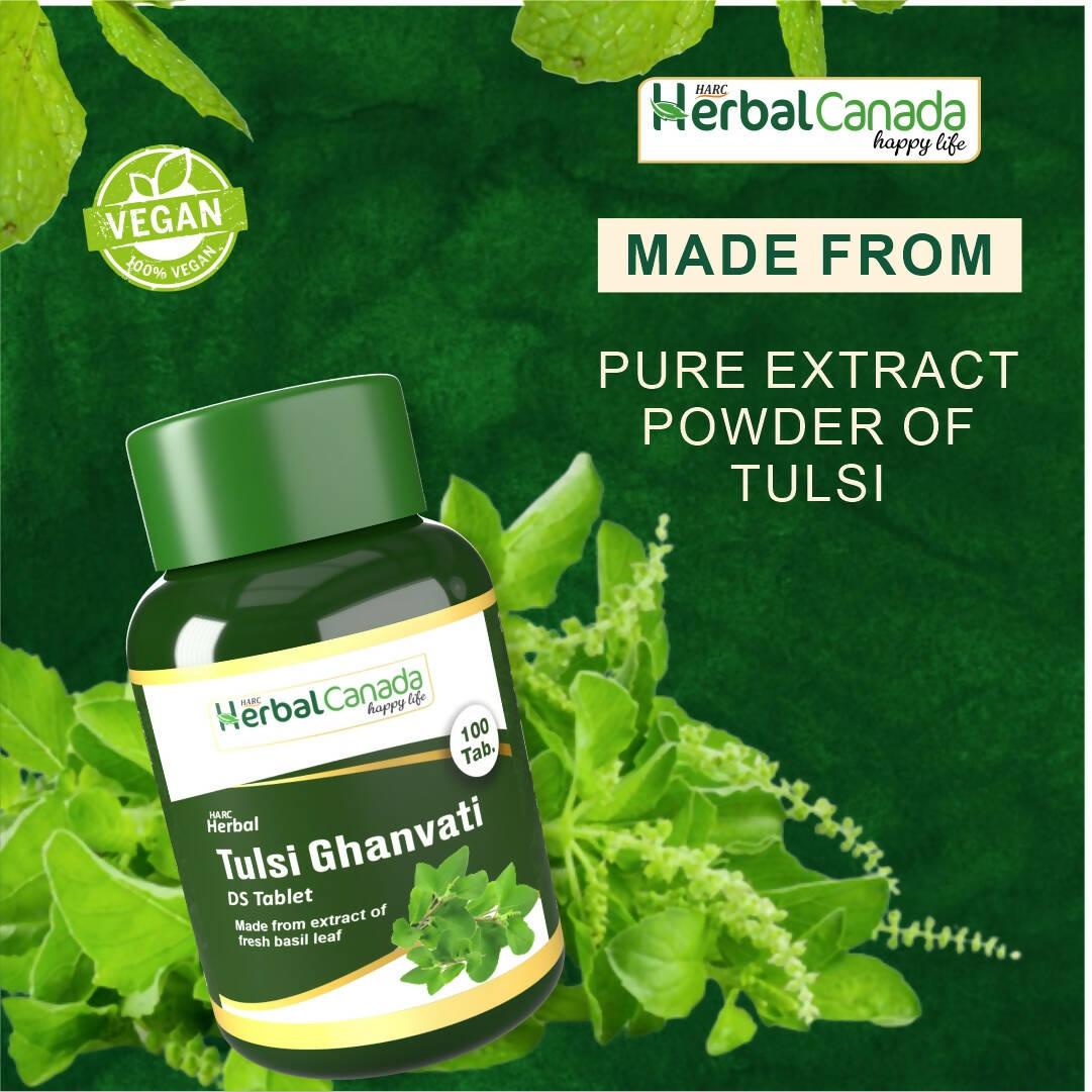 Herbal Canada Tulsi Ghanvati Tablets | Grocsy