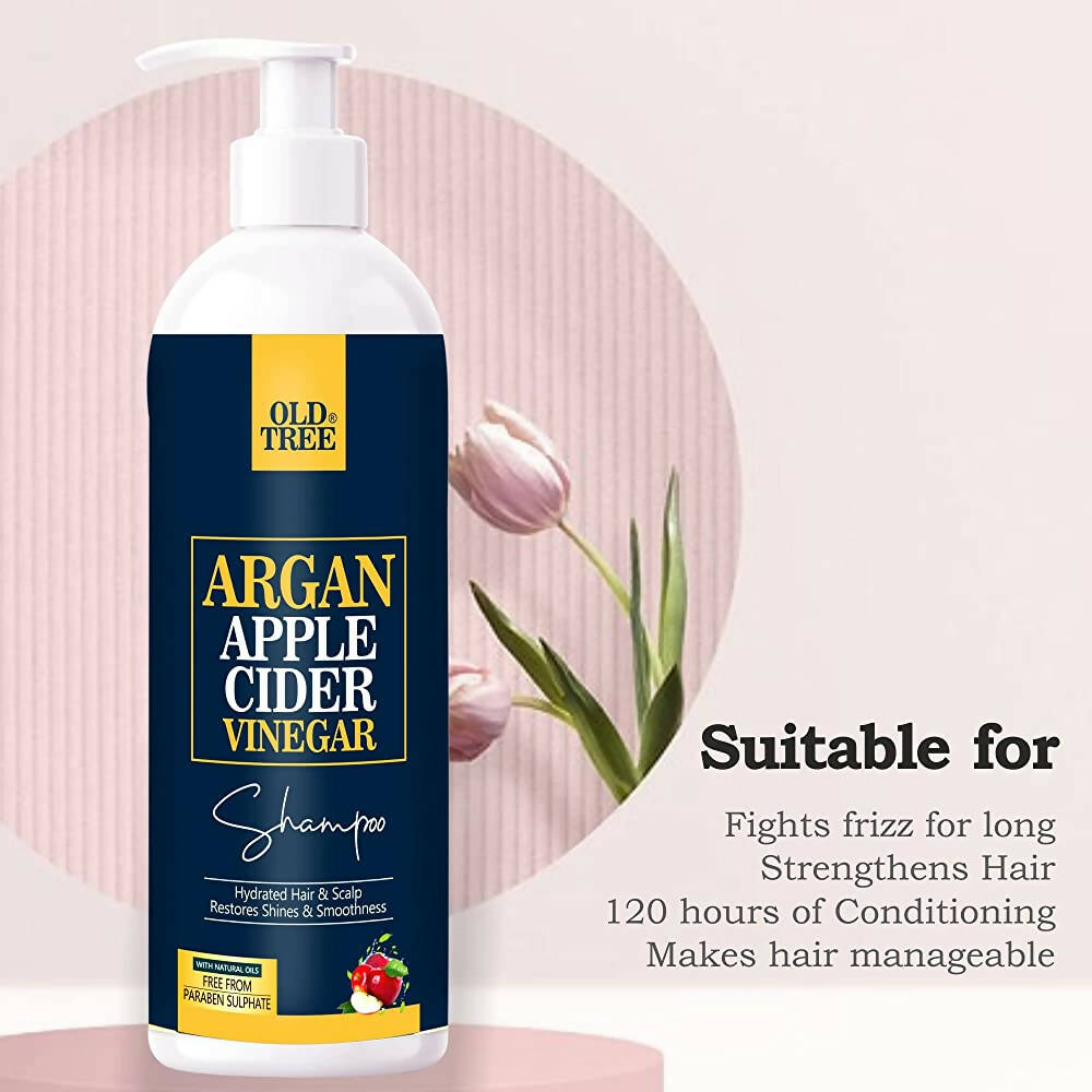 Old Tree Apple Cider Vinegar Hair Shampoo for Shine & Smoothness | Grocsy